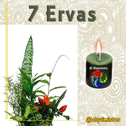 Vela de 3 Dias de 7 Ervas