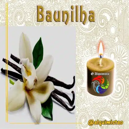 Vela de 3 Dias de Baunilha