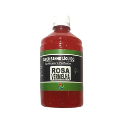 Banho Líquido - 500 ml - Rosa Vermelha
