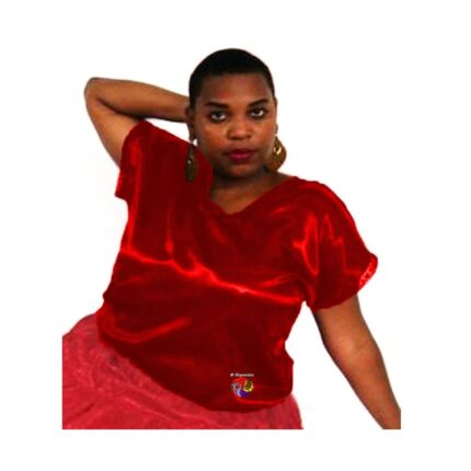 Bata Camisu de Cetim Vermelho