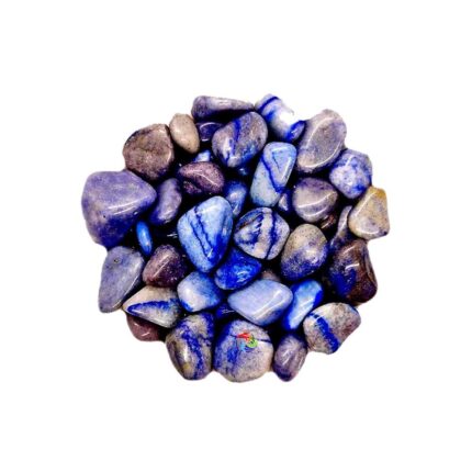 Quartzo Azul Rolado - Kg