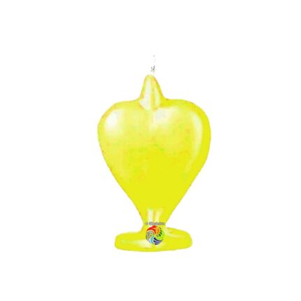 Vela Coração Amarela