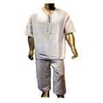 Conjunto de Algodão - Capoeira - Branco