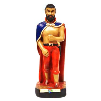 Exu Tranca Rua 20cm - Capa Azul