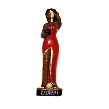 Pomba Gira Rosa Caveira 20cm