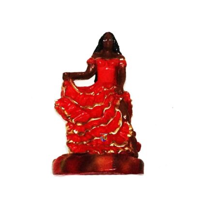 Pomba Gira 7 Saias 10cm Vermelha