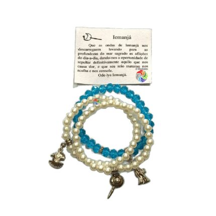 Pulseira Tripla Iemanjá M&C