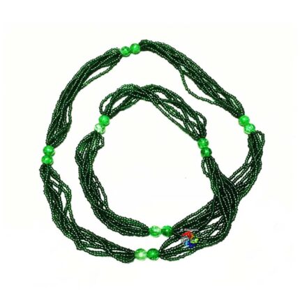 Brajá de Miçangão Cristal (7 Fios) Verde