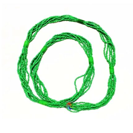 Brajá de Miçangão Porcelana (7 Fios) Verde