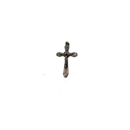 Crucifixo de Metal em Relevo Médio