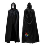 Capa Simples Preta com Capuz