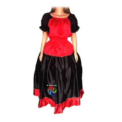 Conjunto de Cetim de Pomba Gira