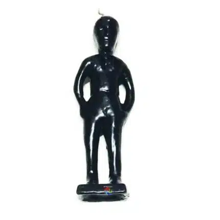 Vela Boneco Preta