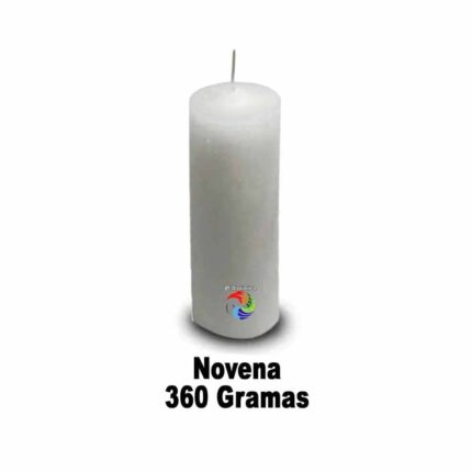 Vela Novena de 57mm Branca