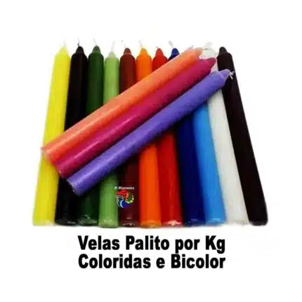 Vela Palito Cores - Kg