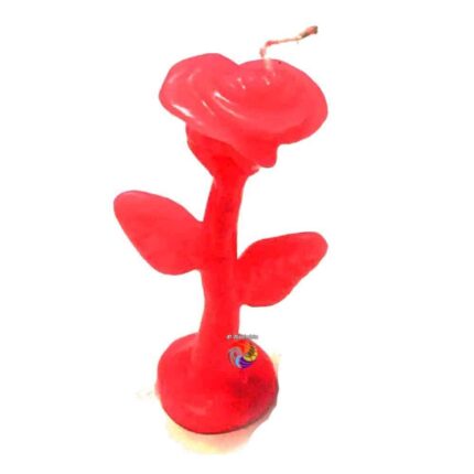 Vela Rosa com Cabo Vermelha