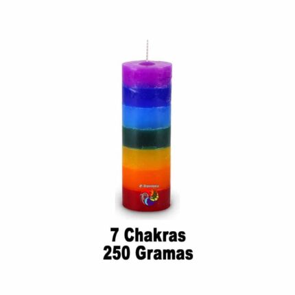 Vela Votiva 7 Chakras 50mm