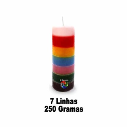 Vela Votiva 7 Linhas 50mm