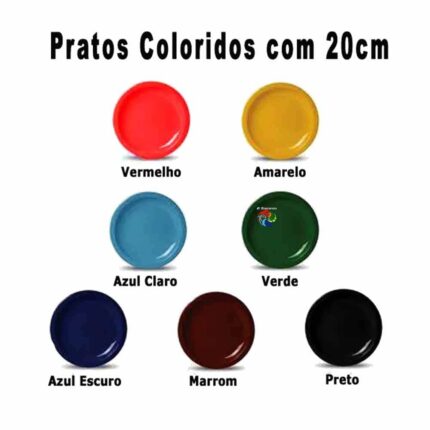 Prato Sobremesa 1003 - Colorido