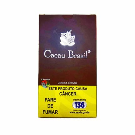 Charuto Cacau Brasil Chocolate - Caixa Com 5 Unidades