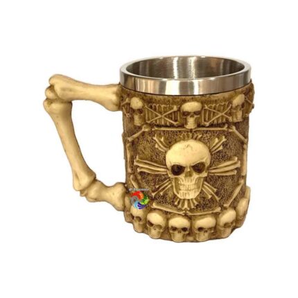 Caneca de Caveira Resina